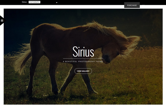  Sirius v1.5 – Responsive Portfolio Photography Theme