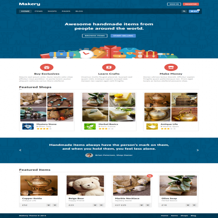 Makery v1.9 – Themeforest Marketplace WordPress Theme
